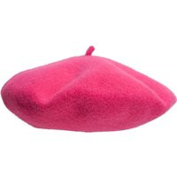 Pink Beret With Cabillou 100% Wool Bright French Style | Etsy (US)