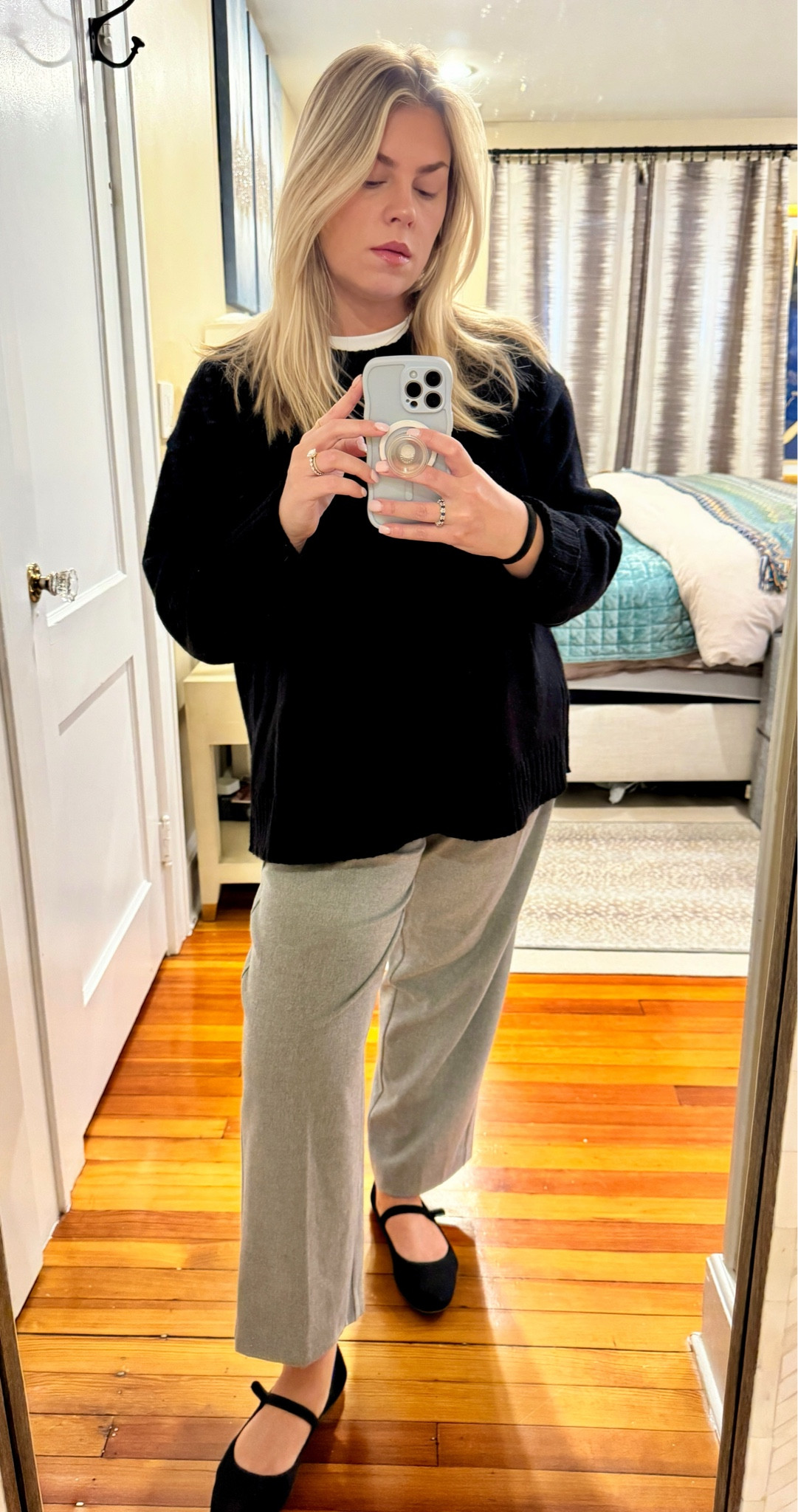 Styling tip: elevate a simple sweater look with layering a high neck tee under it. Easy visual interest and a perfect example of styling vs wearing

Sweater layers easy casual office outfit work style style tip shirt affordable Amazon mango Zara

#LTKFindsUnder50 #LTKStyleTip #LTKSpringSale