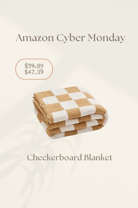 Amazon checkered blanket
Barefoot dreams blanket dupe 

#LTKunder50 #LTKhome