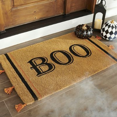 Farmhouse Boo Coir Door Mat | Grandin Road | Grandin Road