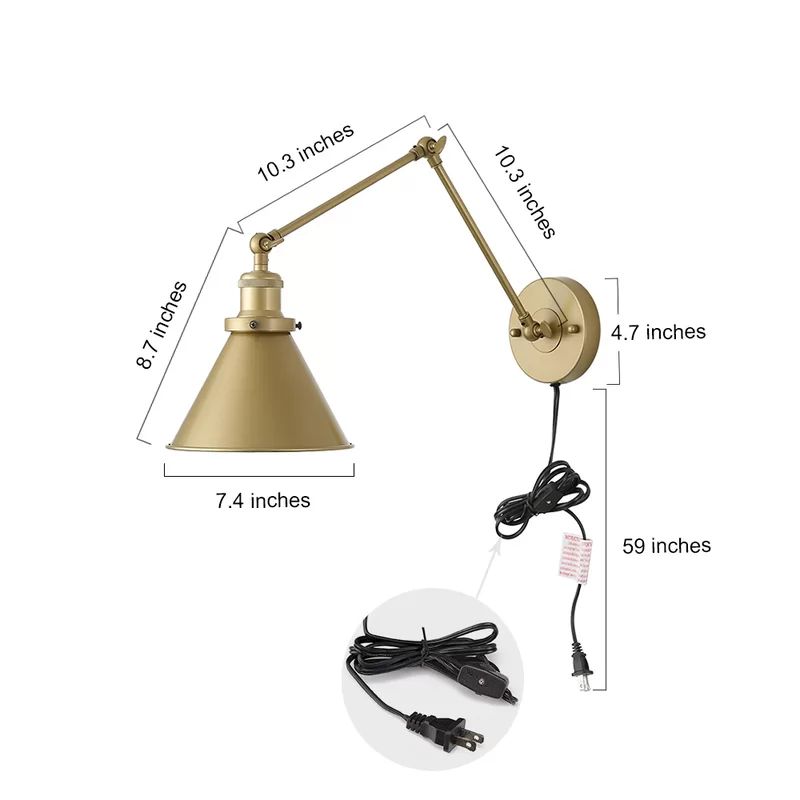 Osias 1 - Light Armed Sconce | Wayfair North America