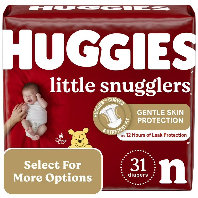 Huggies Little Snugglers Baby Diapers, Size Newborn (up to 10 lbs), 31 Ct | Walmart (US)