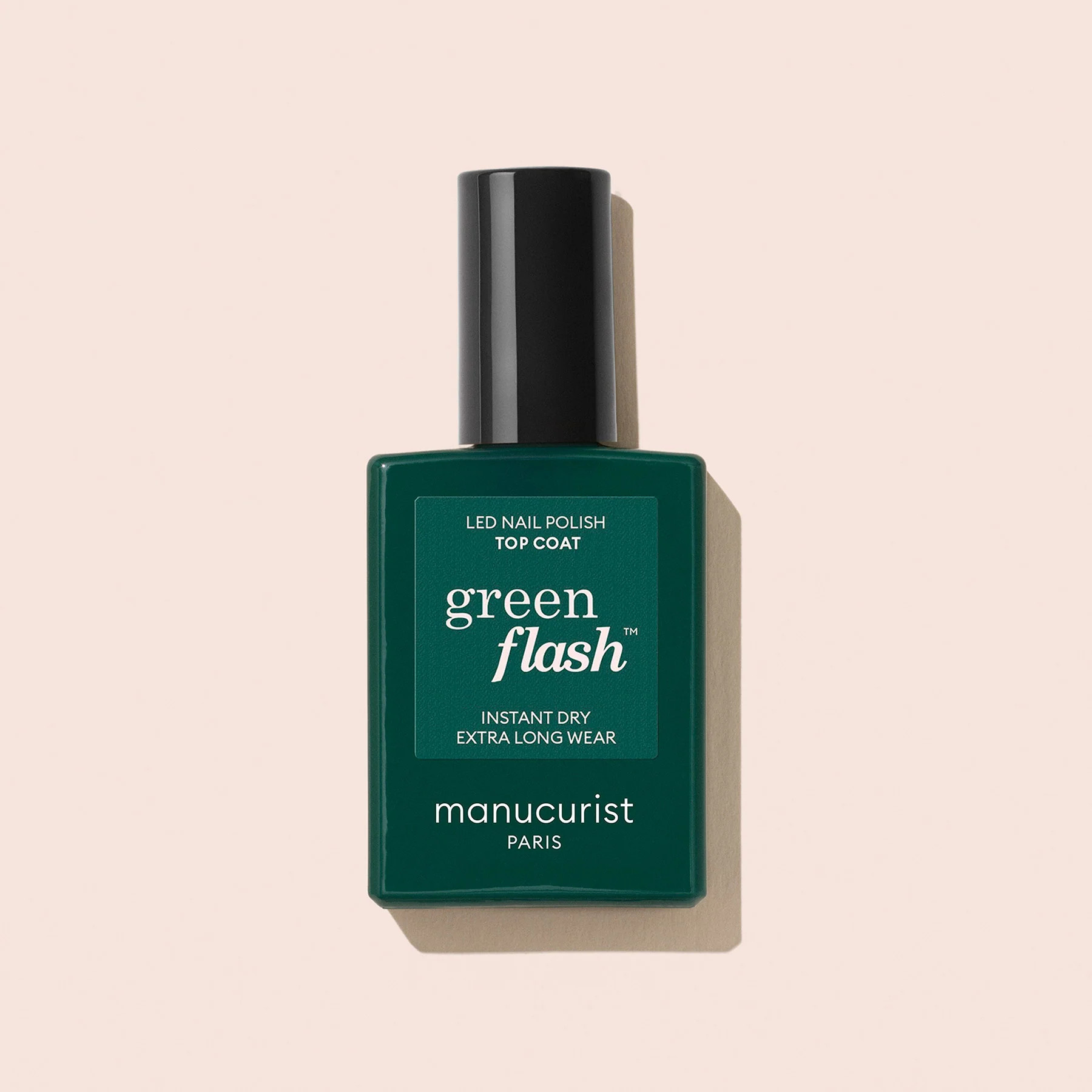 Gel Nail Polish Top Coat - Green Flash | Manucurist | Manucurist Global
