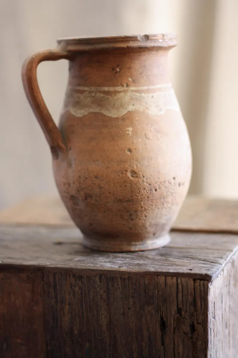Small Vintage Turkish Olive Jar / Vase | Etsy (US)