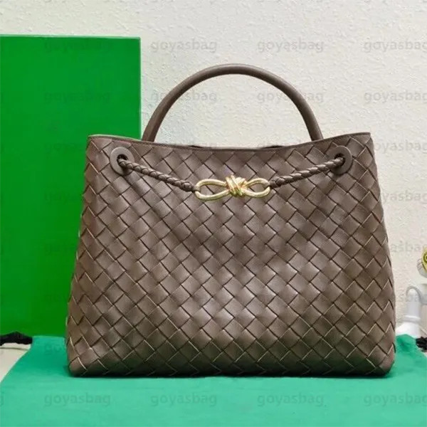 Andiamo Tote Bag Designer Weave Bag Large Tote Handbags Shoulder Crossbody Bag Real Leather Fashi... | DHGate