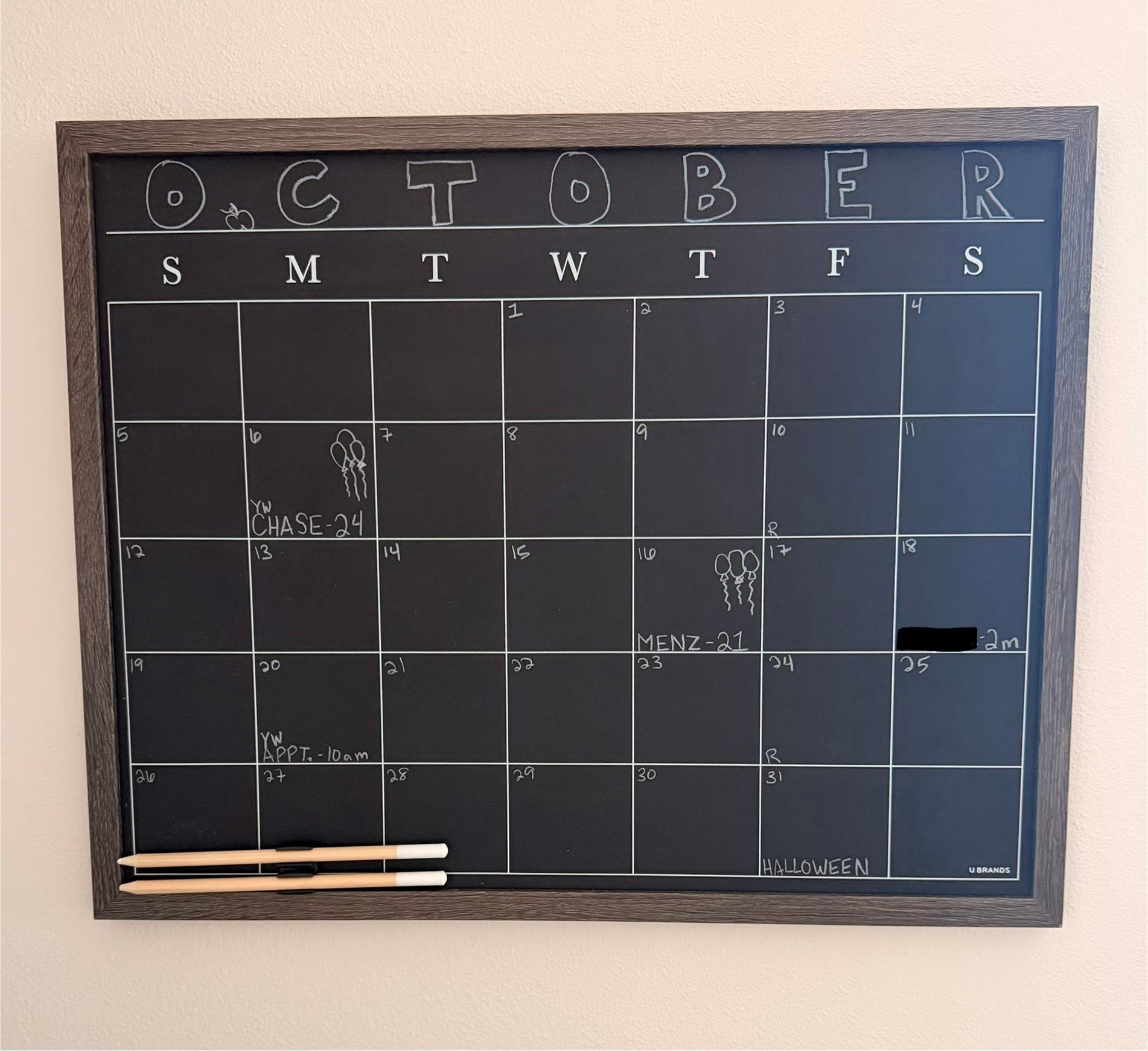 Been using this again and I forgot how nice it is to have a calendar on the wall  

#LTKFindsUnder100 #LTKFindsUnder50 #LTKHome