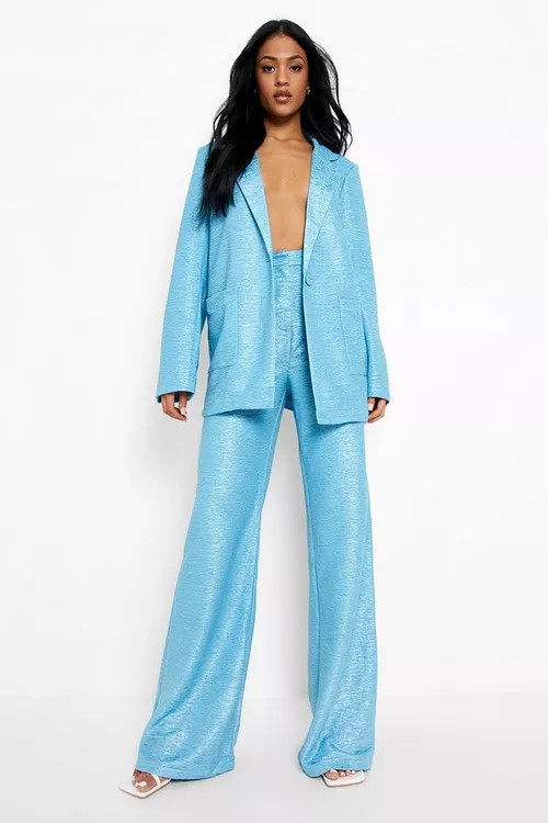 Tall Crinkle Straight Leg Pants | Boohoo.com (US & CA)