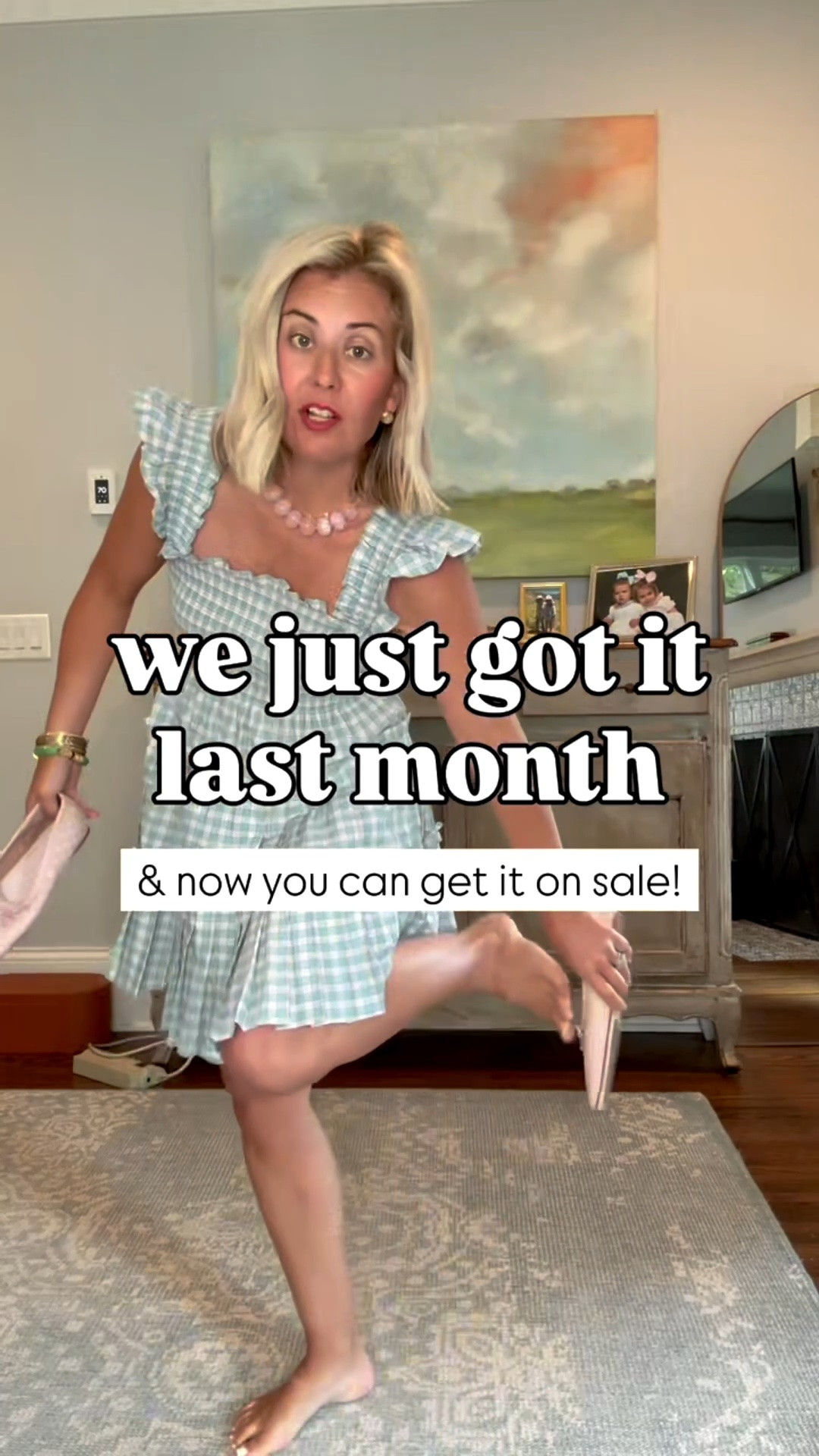 Hill House Semiannual Sale is live! 20% off!
Sizing:
Dresses - xs
Pink Smocked Small - top
Maxi Skirt - xs 
Anya Top - small 
Mini Wrap skirt - xs (need small)
Camri Top - xs
Noa Skirt - small 
Mules & Heels - 8 tts 
Jelly’s - 7/8
Pink Flats - 7 (size down 1)
Codes: 
Allie + Bess - Catherine20