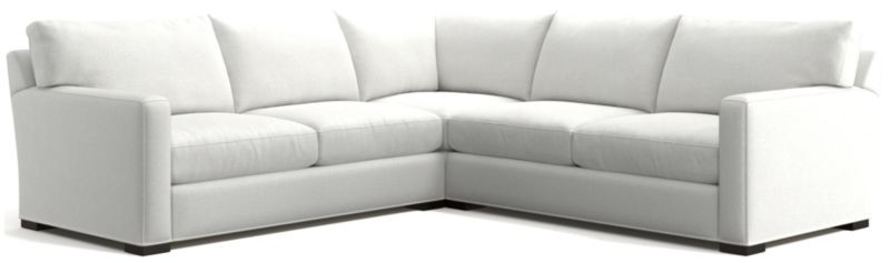 Axis 3-Piece Sectional Sofa + Reviews | Crate & Barrel | Crate & Barrel