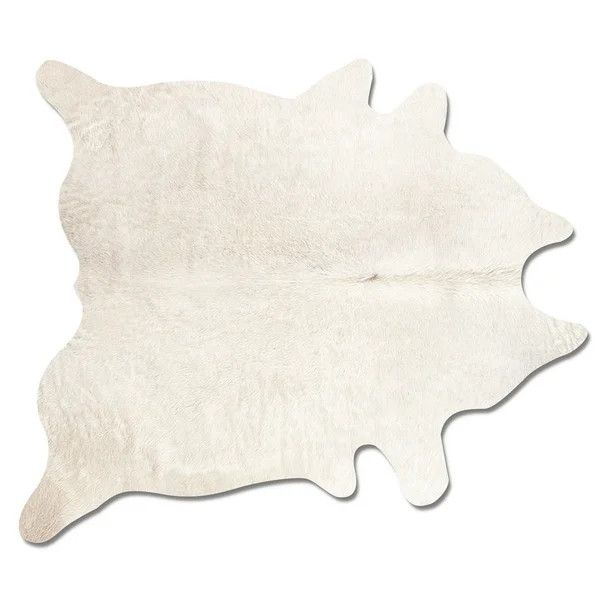 6' X 7' Cowhide Rug - Off White - Walmart.com | Walmart (US)