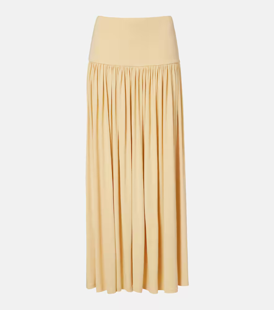 Aya Muse Gathered jersey maxi skirt | Mytheresa (US/CA)