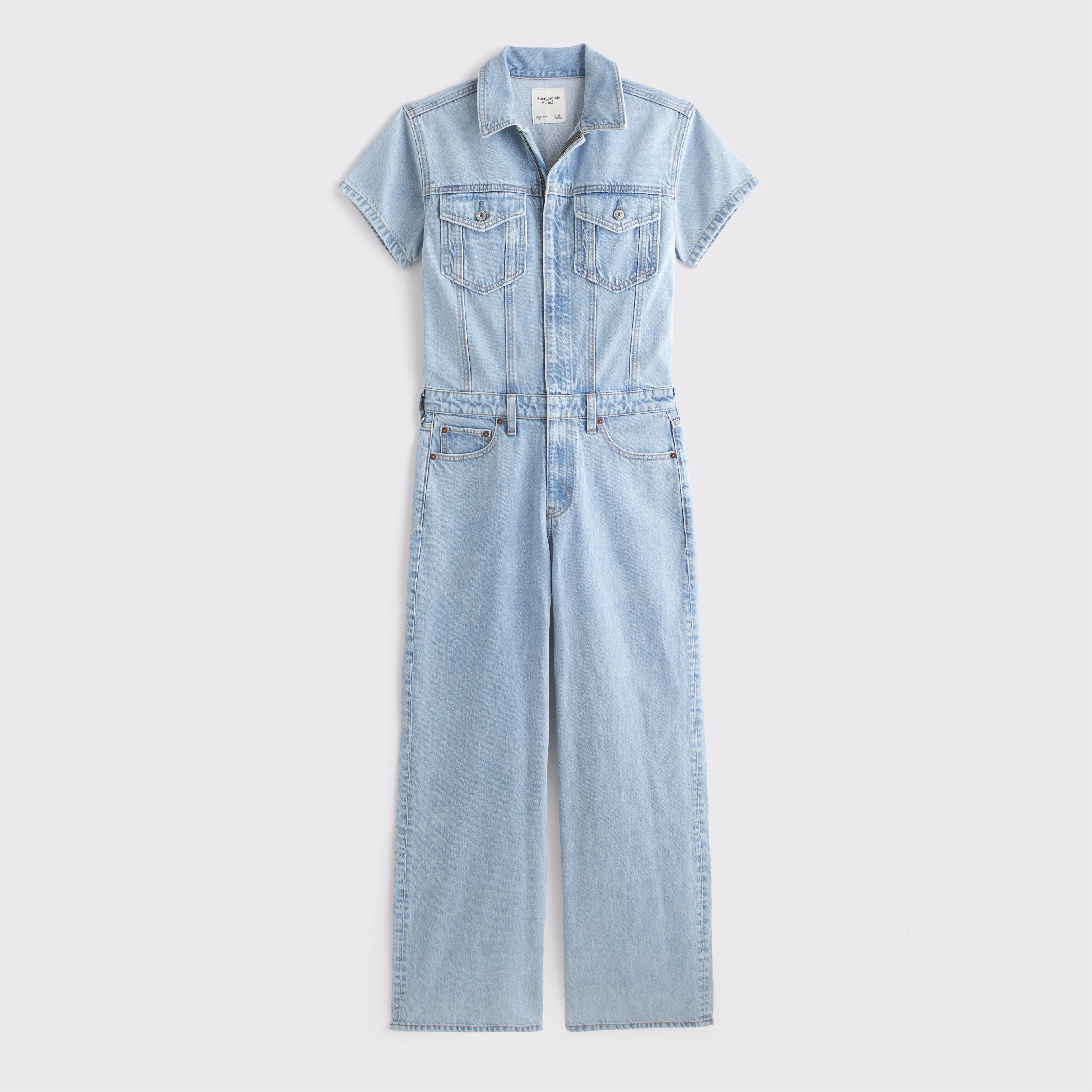 Denim Jumpsuit | Abercrombie & Fitch (US)