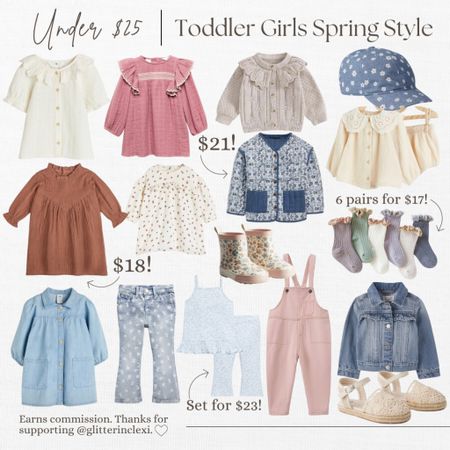 Under $25 spring styles for toddler girls! 

#LTKkids #LTKsalealert #LTKstyletip