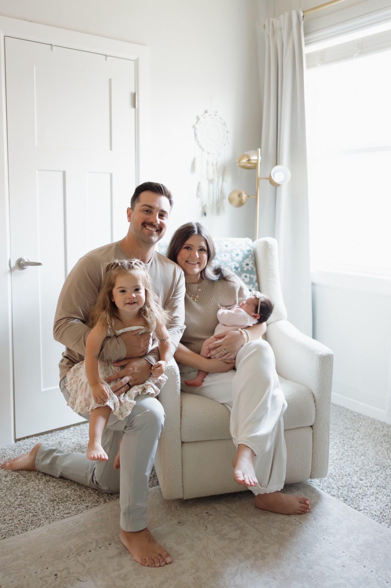 Family photo outfits! I love the beige neutral vibe with a touch of pink for the girls 

Linked exact or similar outfits & nursery furniture :)

I can’t link my husbands shirt but it’s from Bylt - drop cut long sleeve in Sand

Family photos / lifestyle photos / nursery inspo / nursery decor / nursery furniture / fall family photos / matching family outfits / fall photos neutral / neutral family photos / matching 

#LTKStyleTip #LTKFamily #LTKBaby