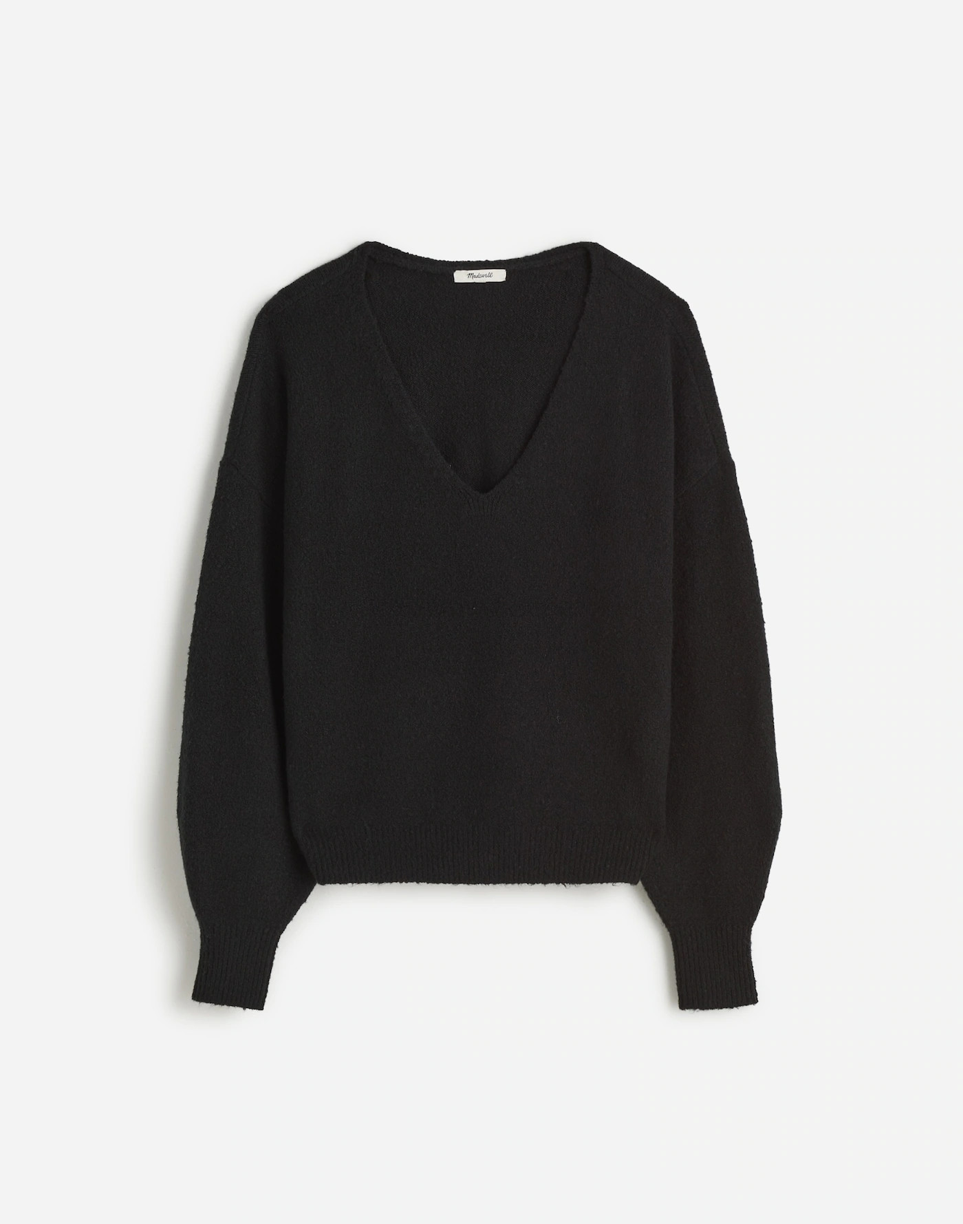 Wedged V-Neck Sweater | Madewell | Madewell