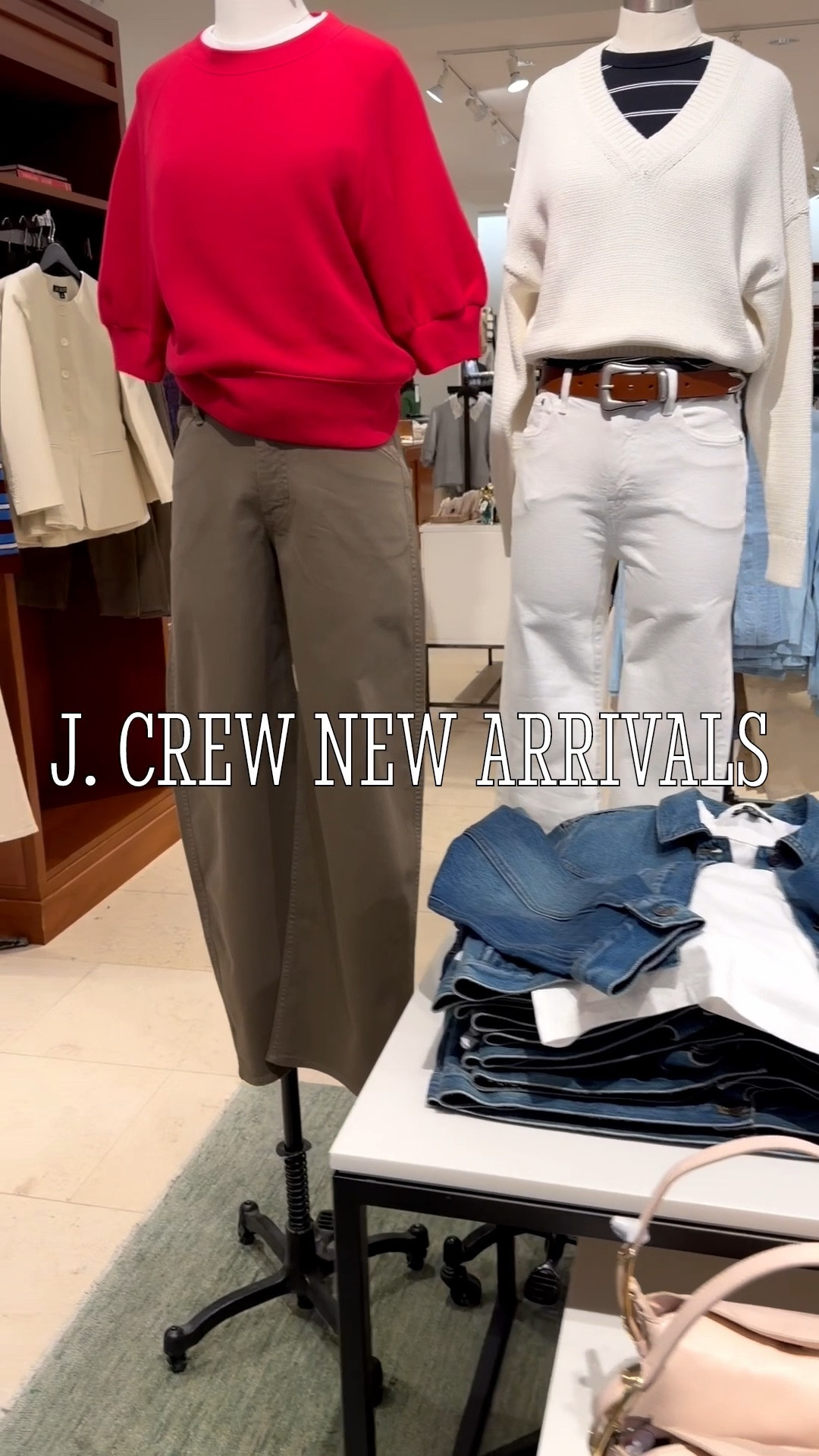J. Crew new arrivals!
..............
Workwear cropped pants high waisted pants wool sweater lightweight sweater fitted sweater striped sweater striped shirt cream pants white pants work look spring trends colorful top maxi dress midi dress mini dress preppy aesthetic preppy look smocked dress with sleeve Easter dress Easter look modest dress work dress work outfit plus size pants plus size work look plus size work wear roll neck sweater collared sweater vest tall pants petite pants 

#LTKOver40 #LTKWorkwear