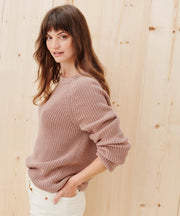 Cotton Fisherman Sweater | Jenni Kayne