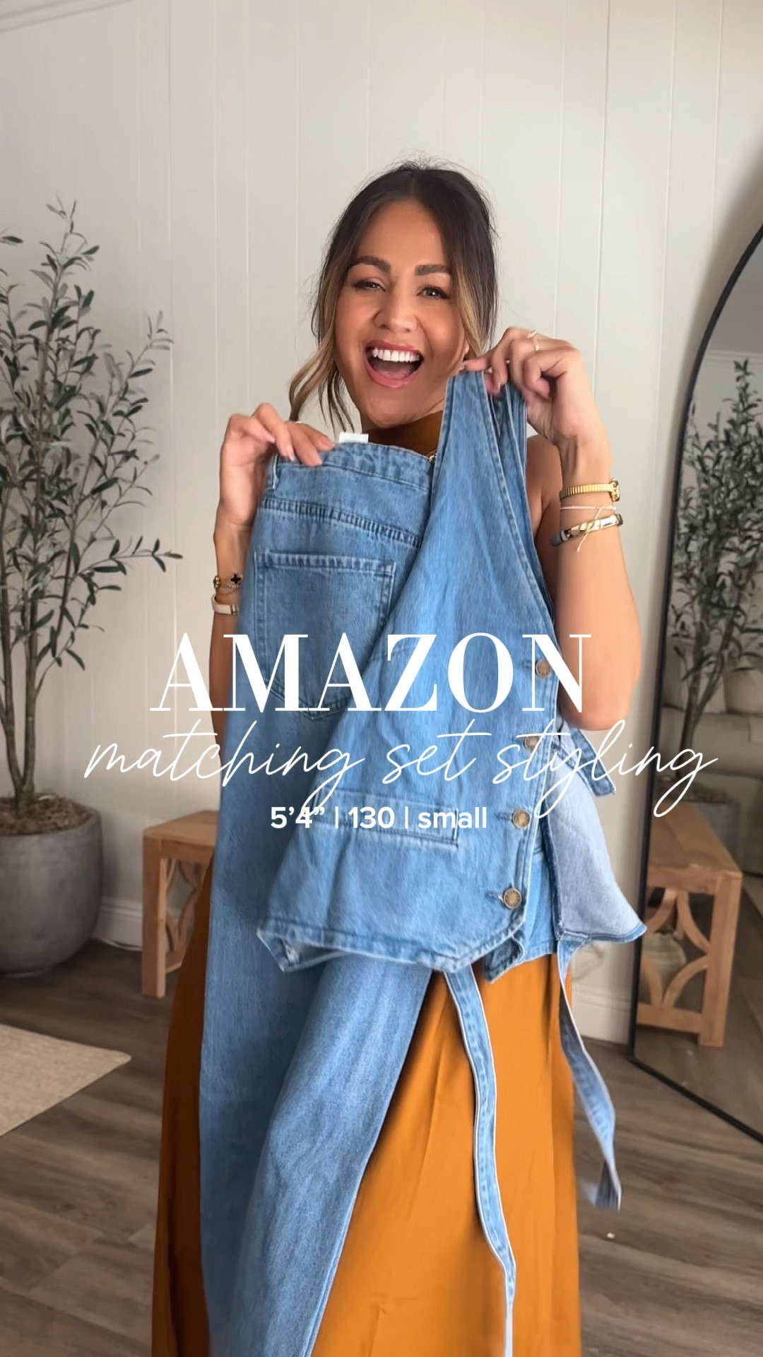 Amazon matching denim set on sale !! #amazon runs TTS
Wearing a small 


#LTKU #LTKFindsUnder50 #LTKWatchNow