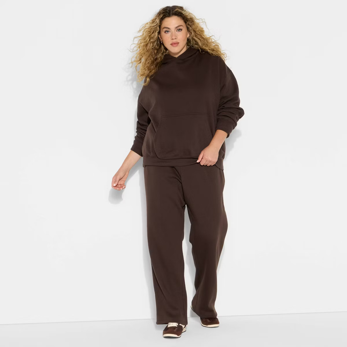 Women's Oversized Bubble Hem Hooded Sweatshirt - Wild Fable™ | Target