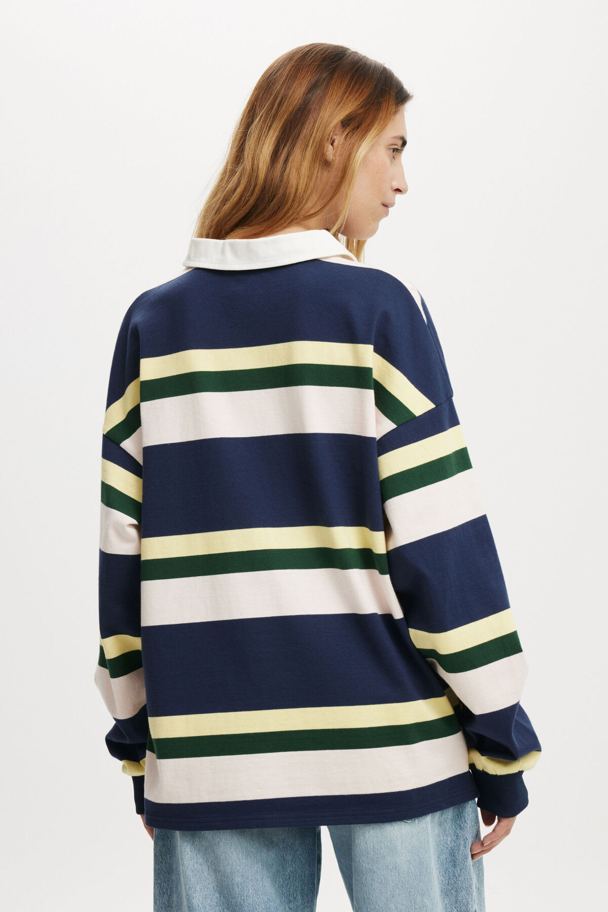 Oversized Long Sleeve Polo | Cotton On (US)