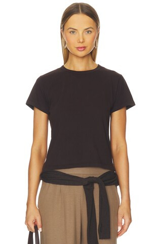 LESET The Margo Tee in Chocolate from Revolve.com | Revolve Clothing (Global)