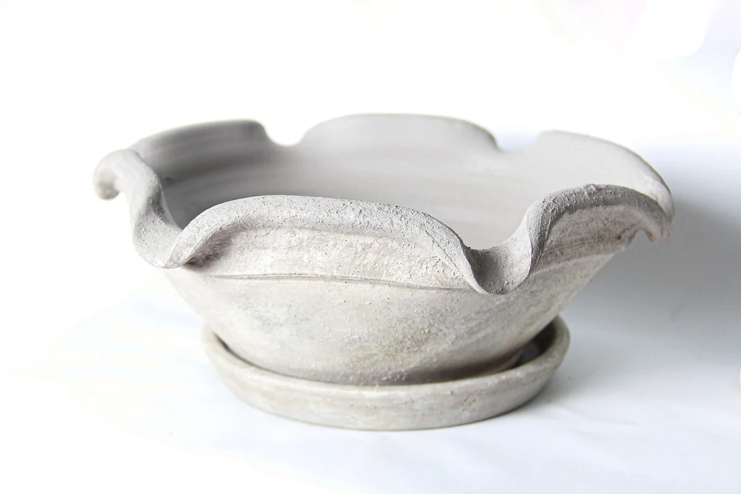 Bohemian Clay Planter Earthen Bowl Rustic Centerpiece - Etsy Canada | Etsy (CAD)