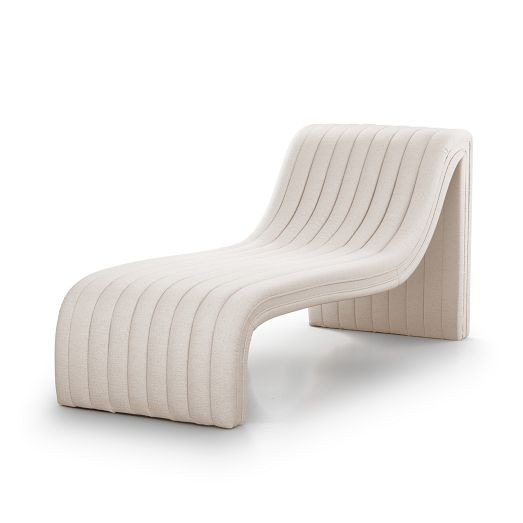 Anniina Channeled Chaise (74") | West Elm (US)