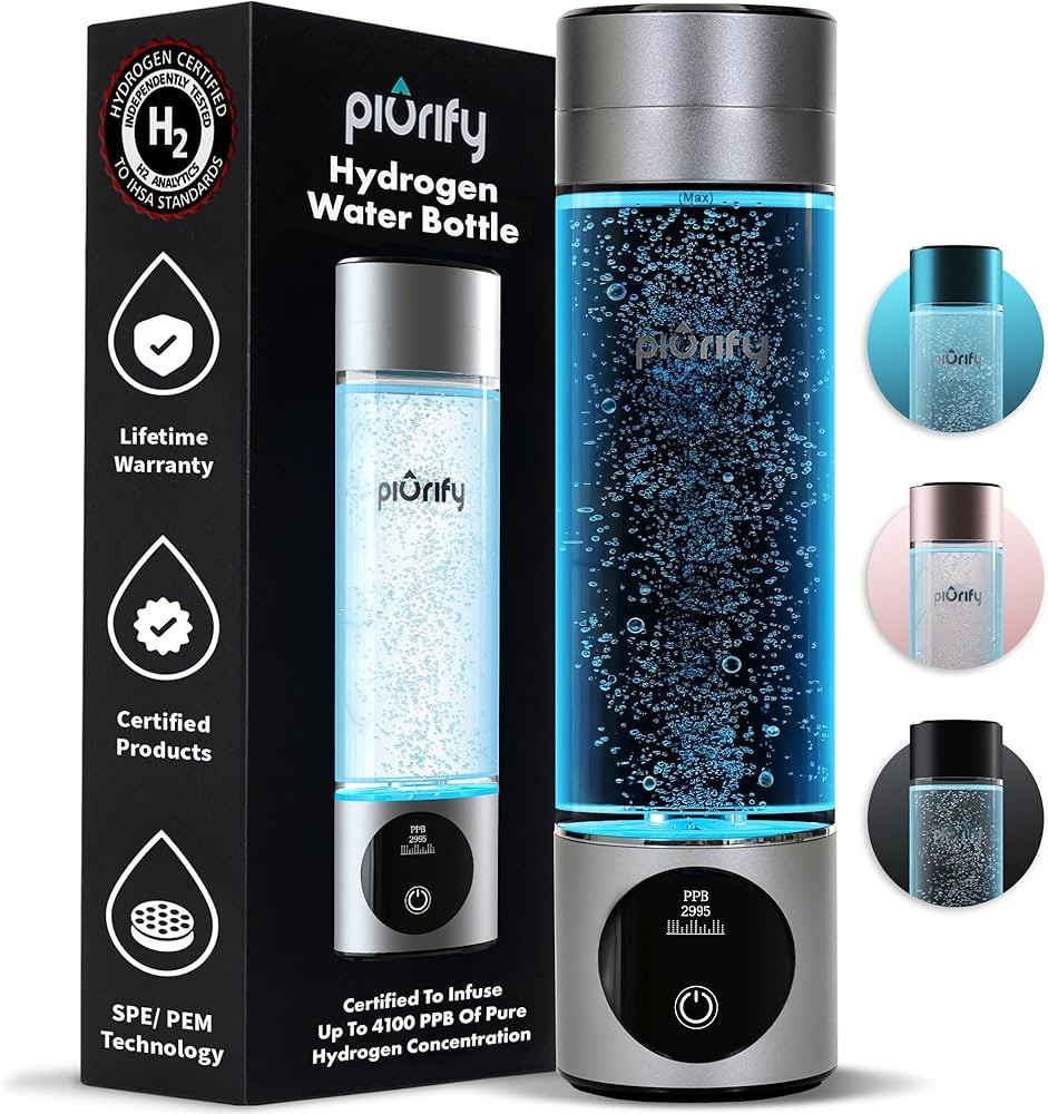 Hydrogen Water Bottle Generator - Up to 4100+ PPB Concentration - SPE/PEM Technology - Certified ... | Amazon (US)