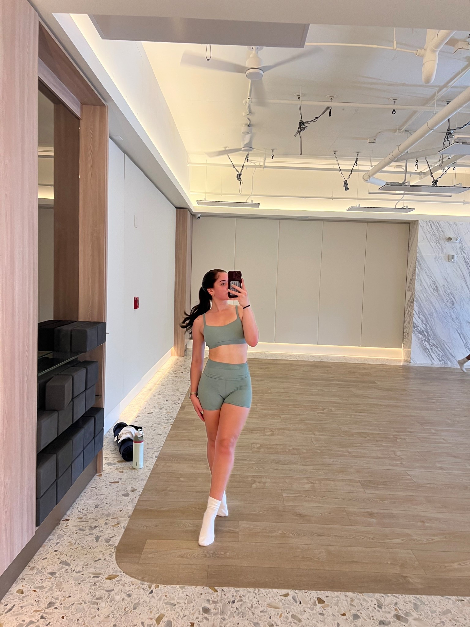 target pilates outfit 
white amazon grip socks  

#LTKActive #LTKU