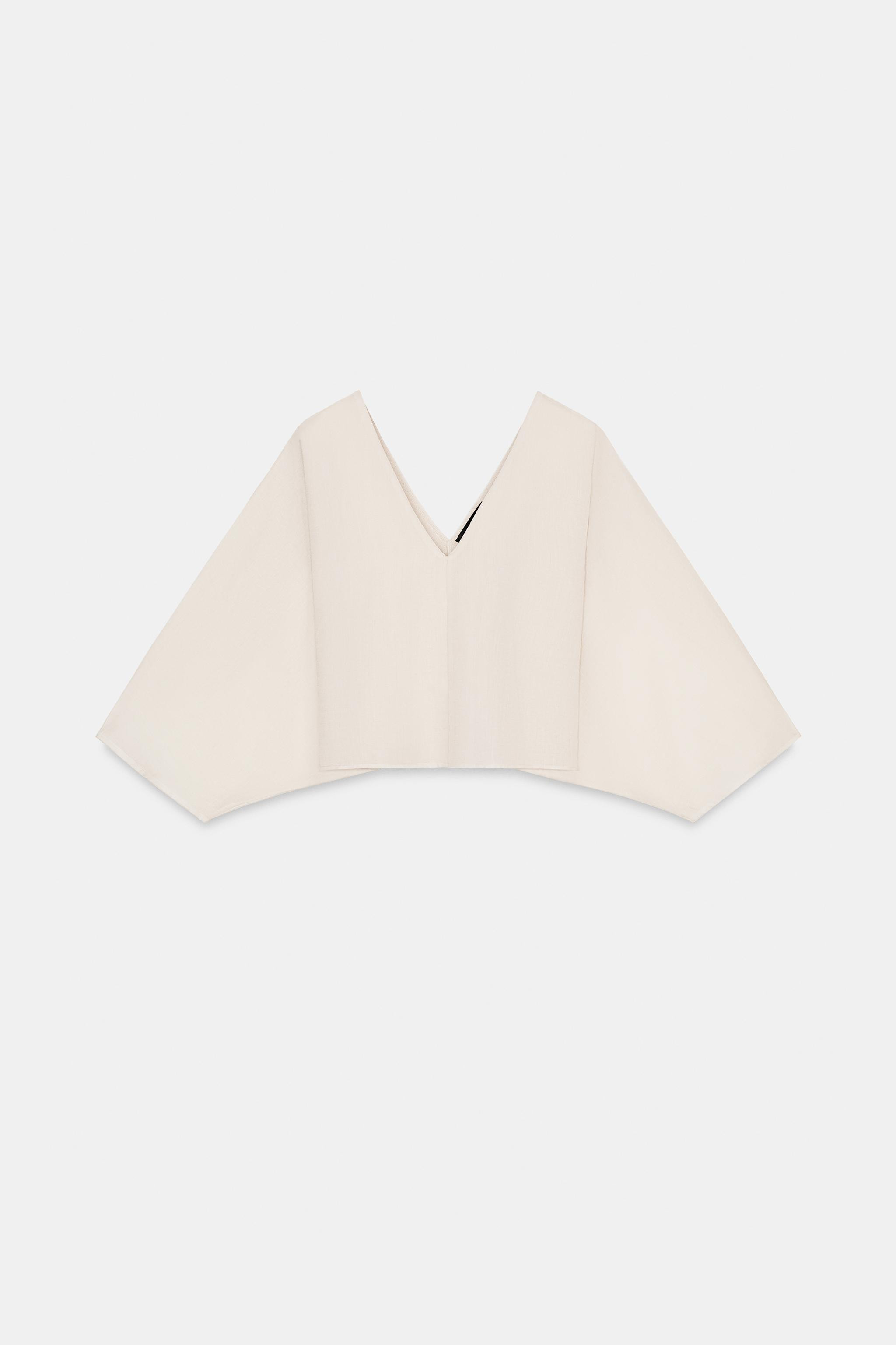 COMBINED KNIT BLOUSE | Zara UK