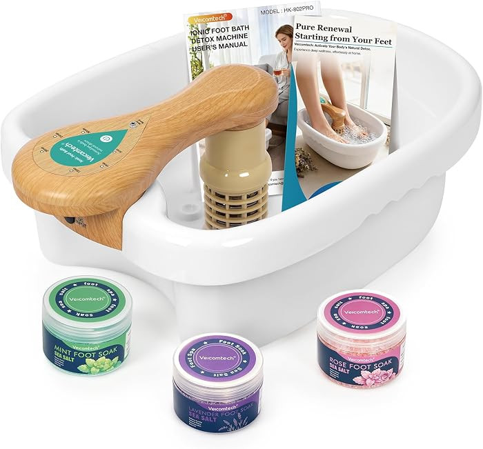 Ionic Foot Bath Detox Machine with 3 Sea Salts | Amazon (US)