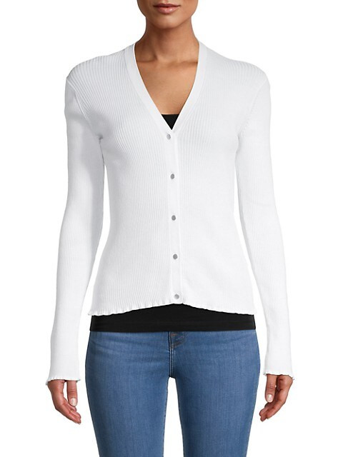Ribbed Cardigan Sweater | Saks Fifth Avenue OFF 5TH