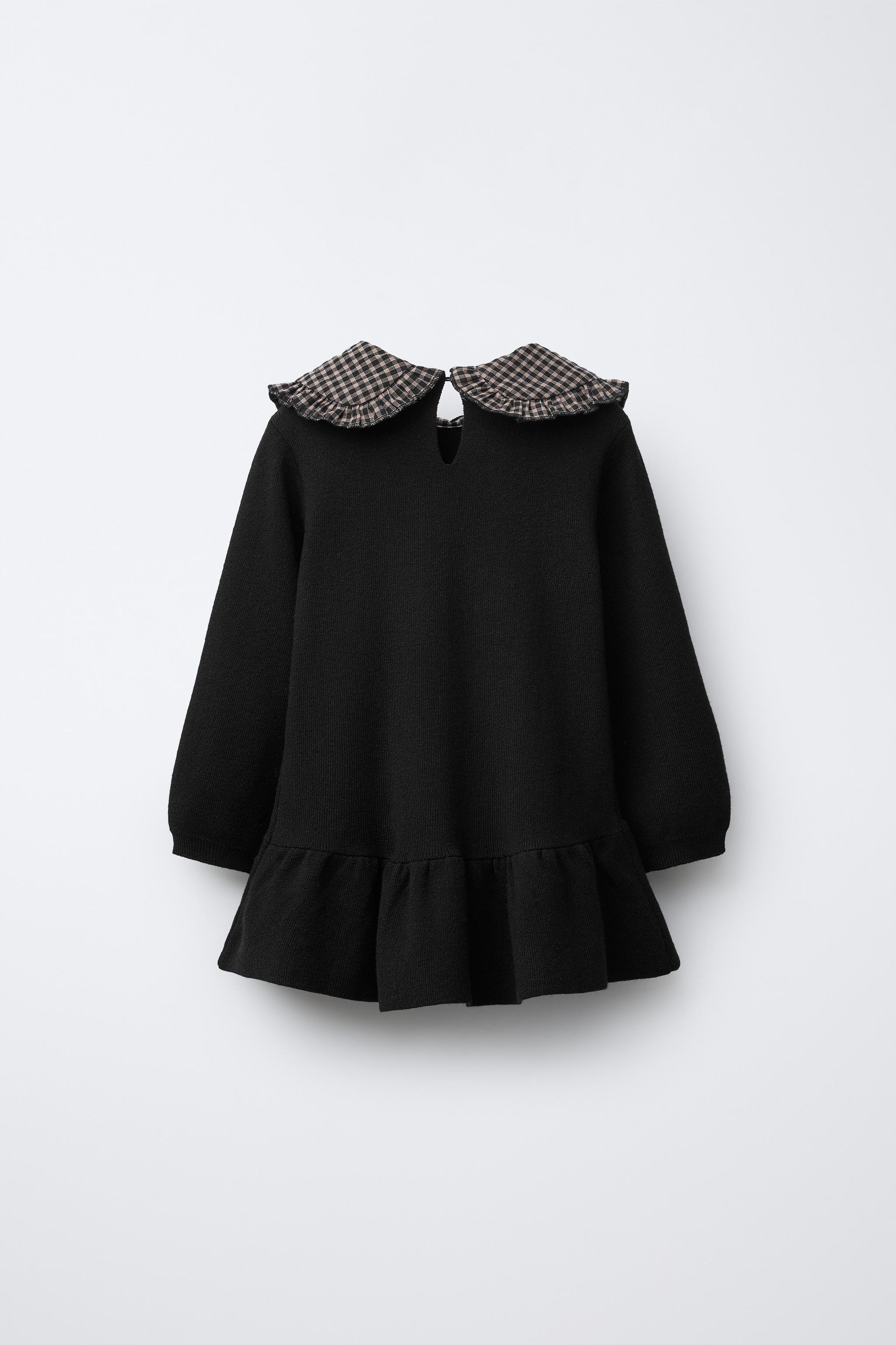 GINGHAM KNIT DRESS | Zara Canada