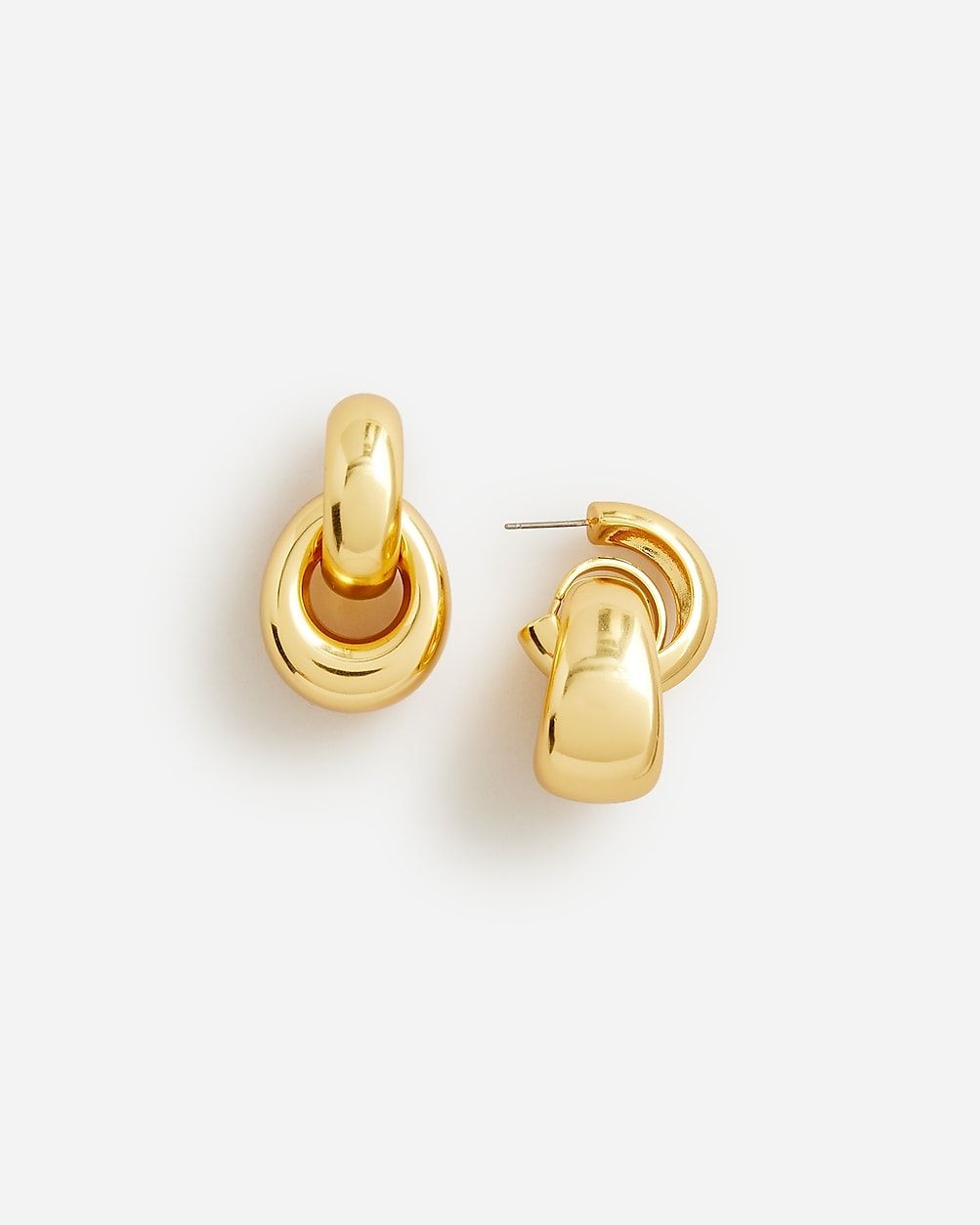 Shop this looktop ratedRounded chainlink earrings$49.50Select Colors$44.99Burnished Gold$44.99One... | J.Crew US