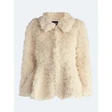 Scoop Women's and Women's Plus Faux Fur Peplum Hem Jacket, Sizes XS-XXL | Walmart (US)