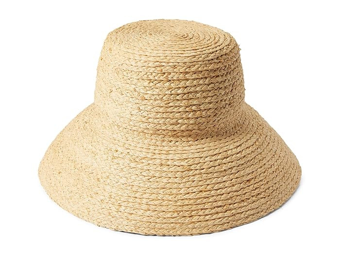 Kate Spade New York Raffia Long Brim Bucket Hat | Zappos