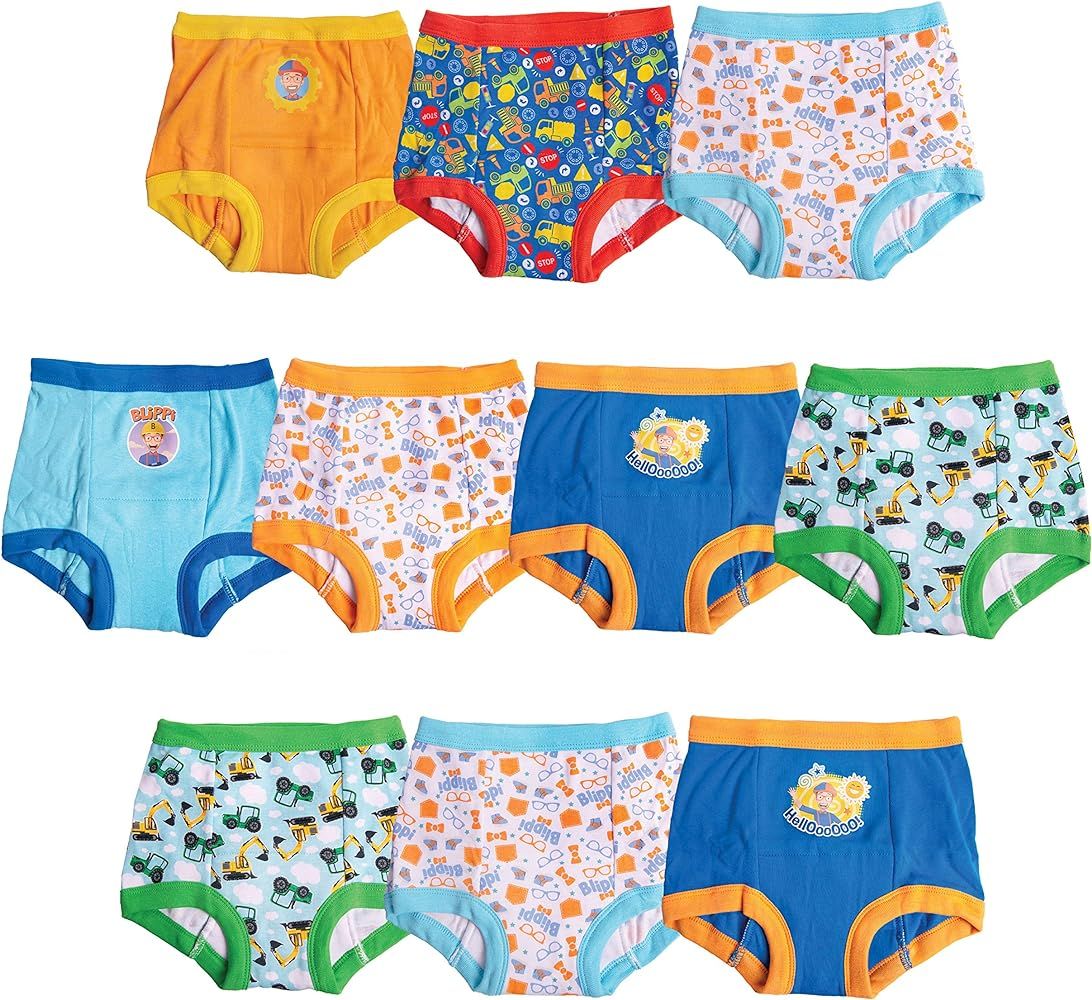 Blippi baby-boys Blippi Toddler Boy Potty Training Pant Multipacks, Blippi Tb 10pk, 3T | Amazon (US)
