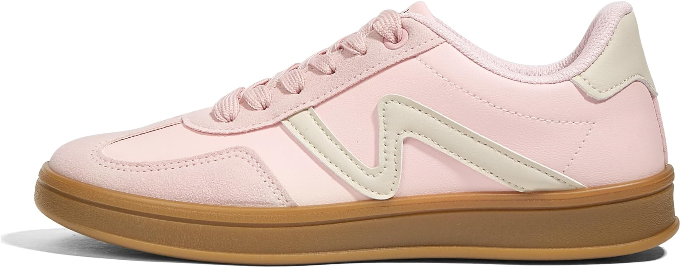 Women's Classic Retro Fashion Sneakers with Gum Sole Trendy Low Top Casual Shoes for Daily Wear, ... | Amazon (US)