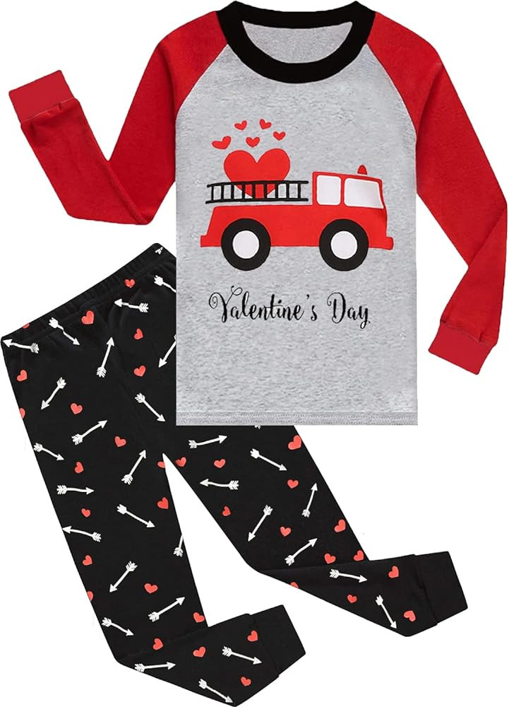 Little Boys Pajamas Toddler Boys Clothes Monster Truck Sleepwear Cotton 2 Pieces Pjs Kids Jammies... | Amazon (US)