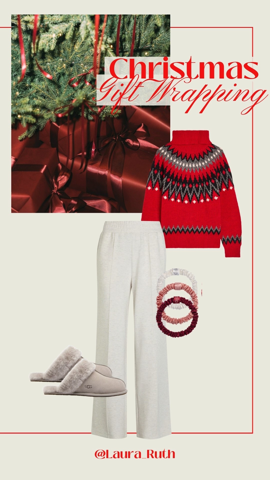 Your gift-wrapping evening, sorted 🎁🎄🍫
A classic Fair Isle knit, soft lounge trousers and the cosiest slippers perfect for curling up with ribbons, bows and a warm drink. 

#LTKfestive #LTKuk #LTKxHarveyNichols