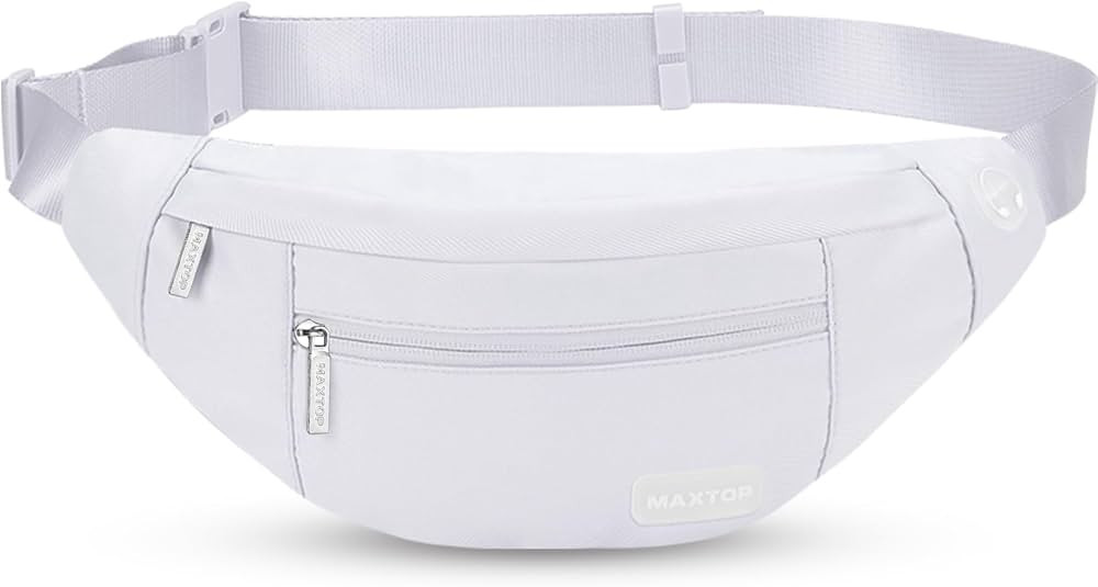 MAXTOP Large Crossbody Fanny Pack with 4-Zipper Pockets,Gifts for Enjoy Sports Festival Workout T... | Amazon (US)