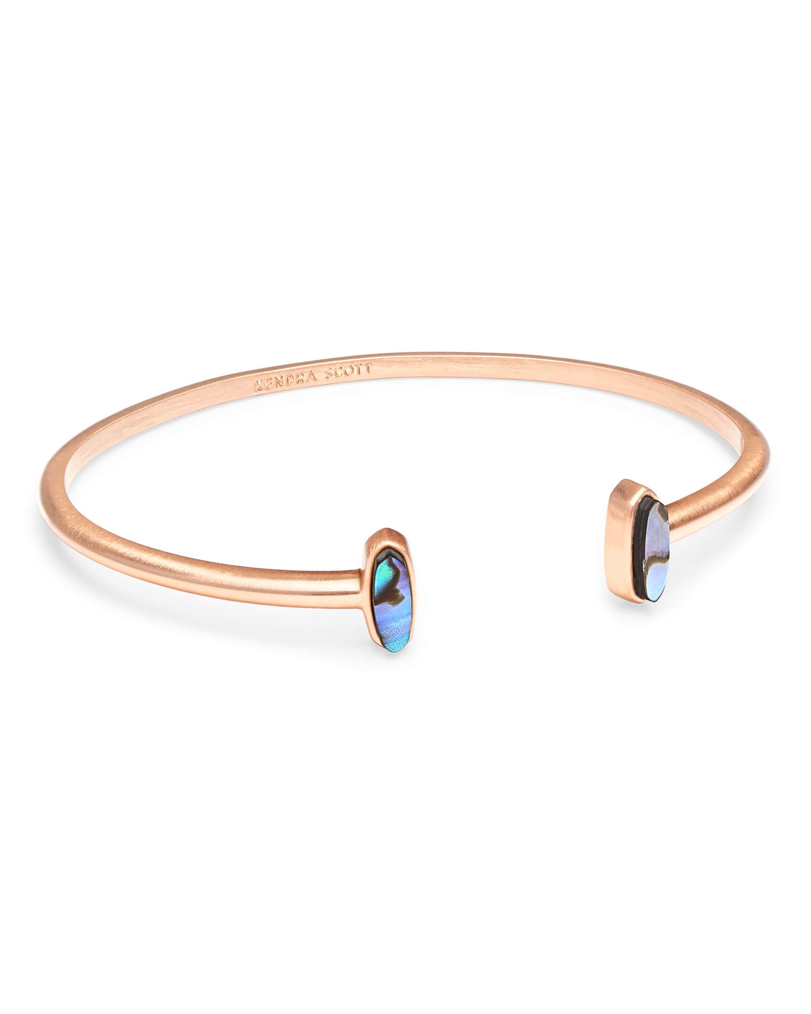Mavis Rose Gold Cuff Bracelet in Abalone Shell | Kendra Scott