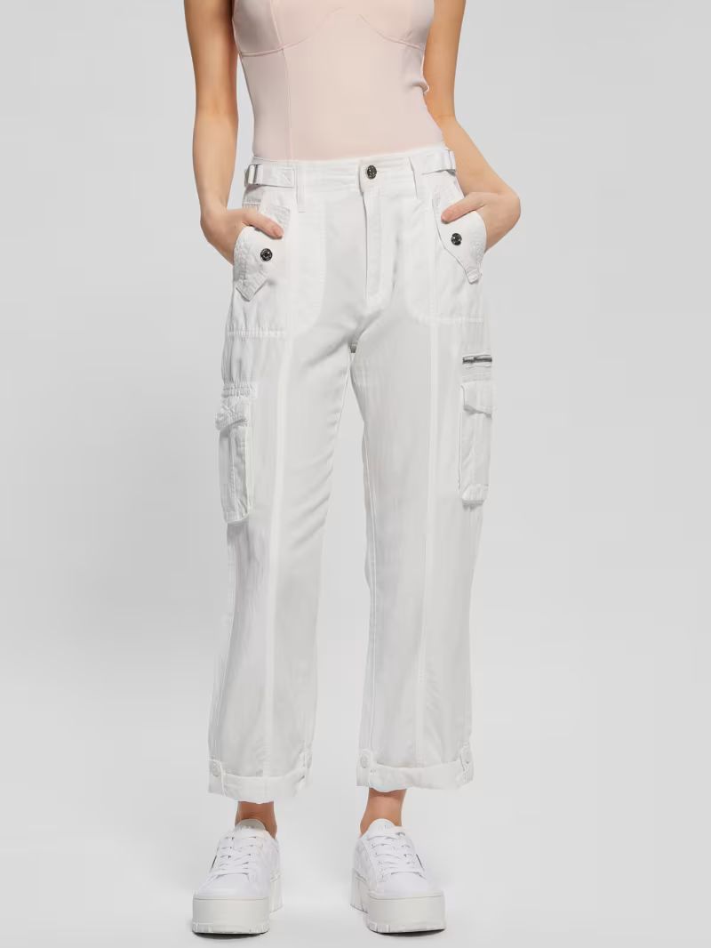 Nessi Linen Cargo Pants | Guess US | Guess (US)