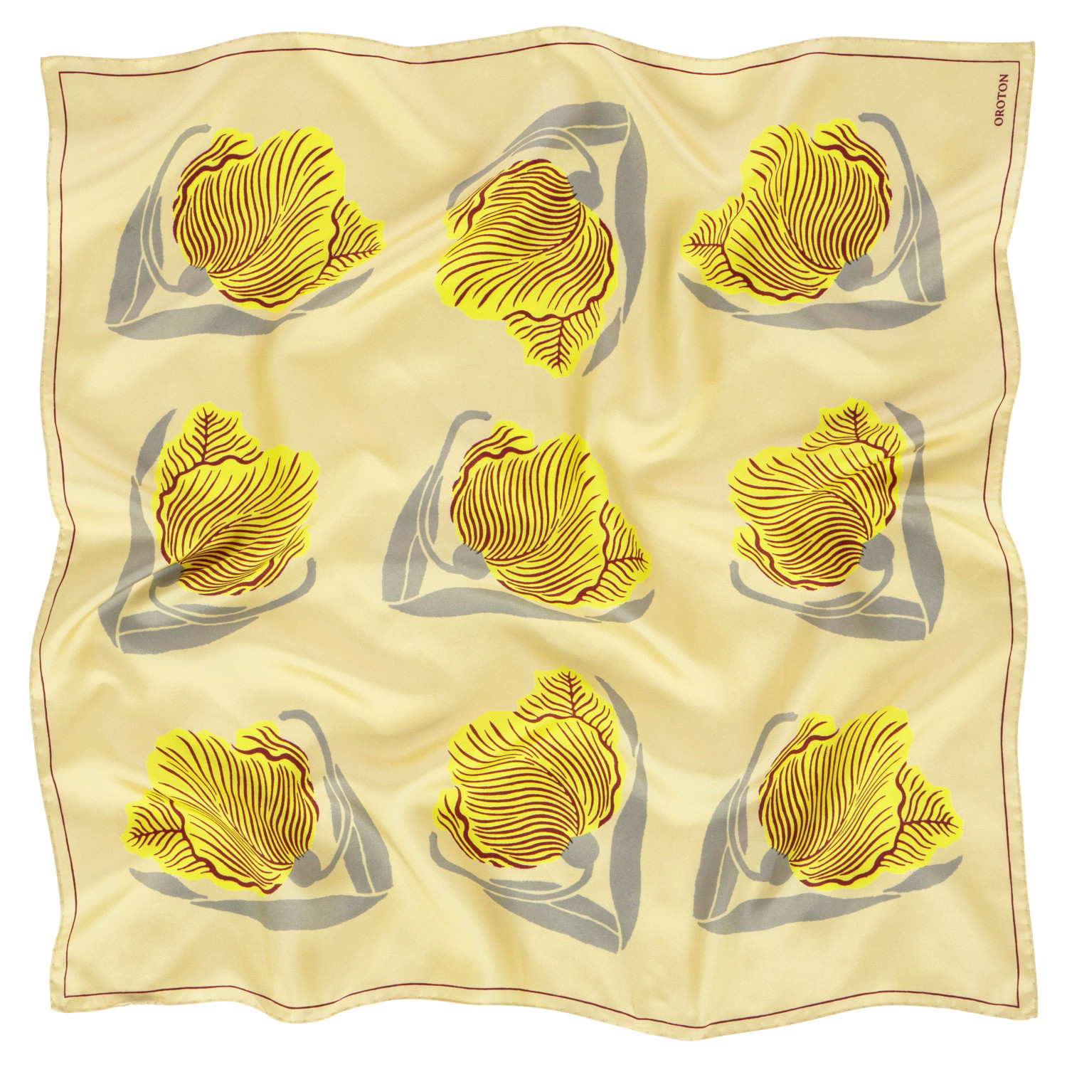 Linear Tulip Scarf - Fennel | Oroton | Oroton