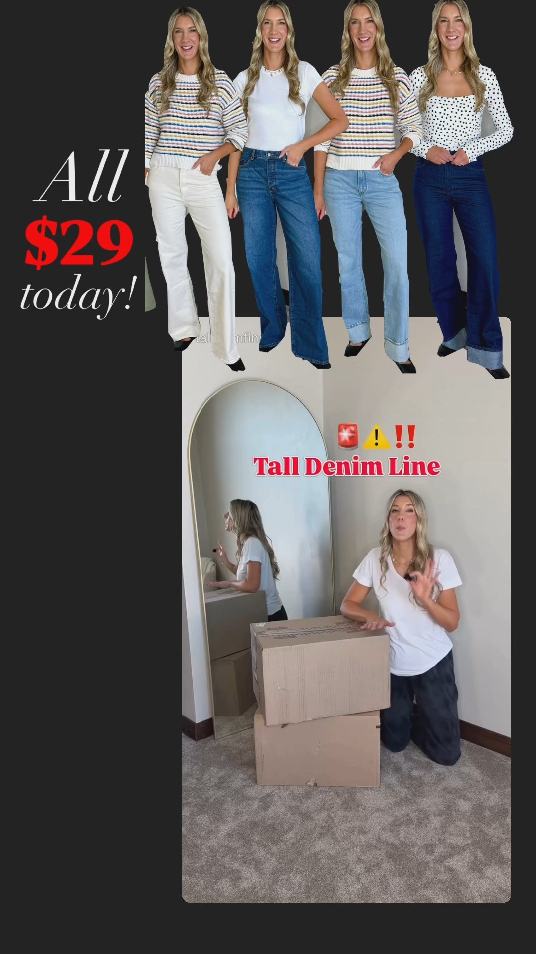 Wearing my true 29/8/tall in all- run long! Size down one if between 

Brand new line of tall denim- length and fit are perfection! 

#LTKSaleAlert #LTKSeasonal #LTKTall

#LTKSaleAlert #LTKSeasonal #LTKTall