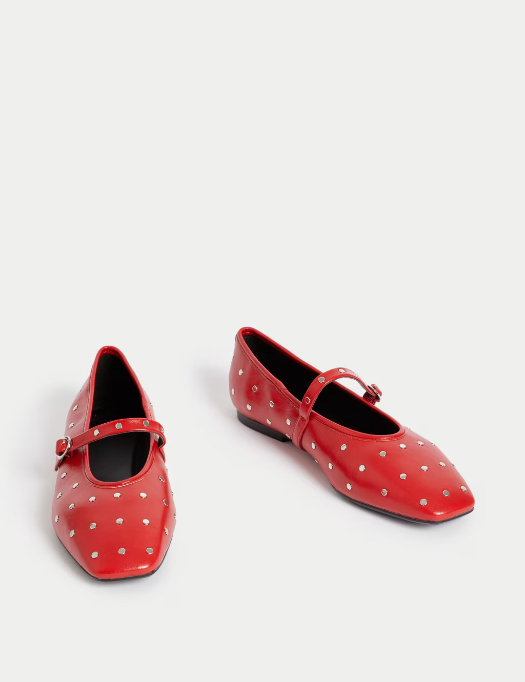 Studded Buckle Flat Ballet Pumps | Marks & Spencer (UK)