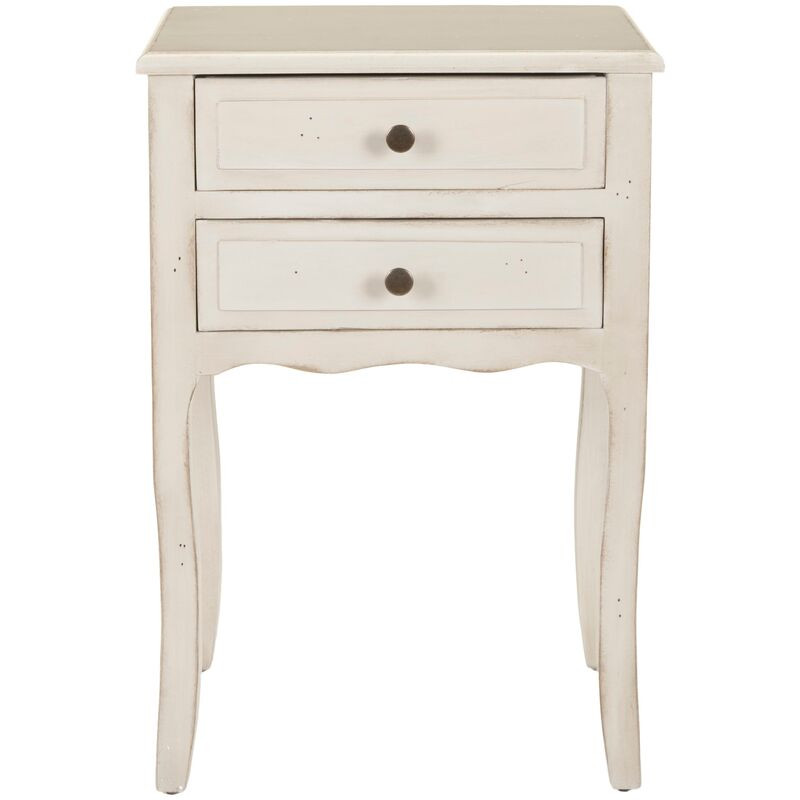 Lawrence Nightstand, Distressed White | One Kings Lane