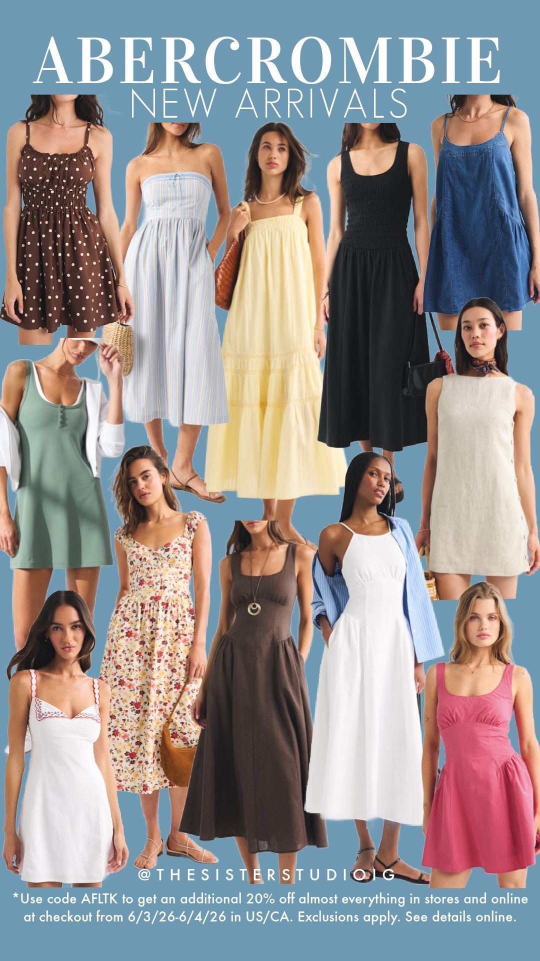 Abercrombie new arrivals!

*Use code AFLK to get an additional 20% off almost everything in stores and online at checkout from 6/3/26-6/4/26 in US/CA. Exclusions apply. See details online.

#LTKSaleAlert #LTKxAbercrombie