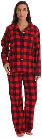 Just Love Long Sleeve Flannel Pajama Sets for Women | Amazon (US)