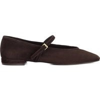 Dune London Suede Square Toe Mary Jane Ballet Pumps Brown | Marks & Spencer (UK)